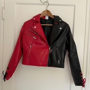 Harley Quinn Jacket, Shirt, Stockings, Gloves (Adult small-medium)